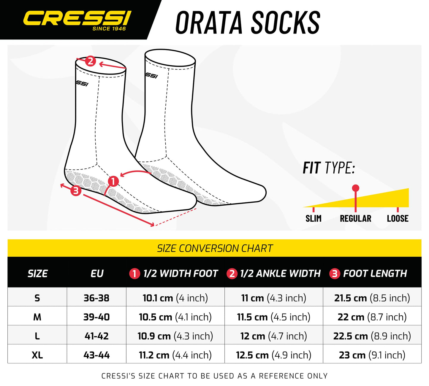 Cressi Orata Socks 2.5mm