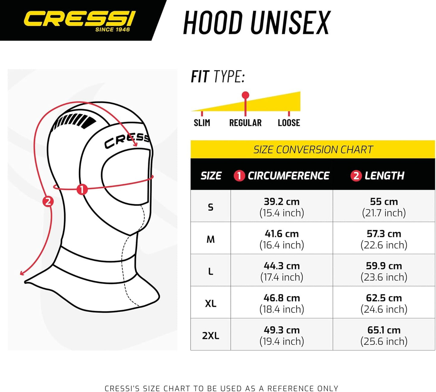 Cressi Resilient Hood