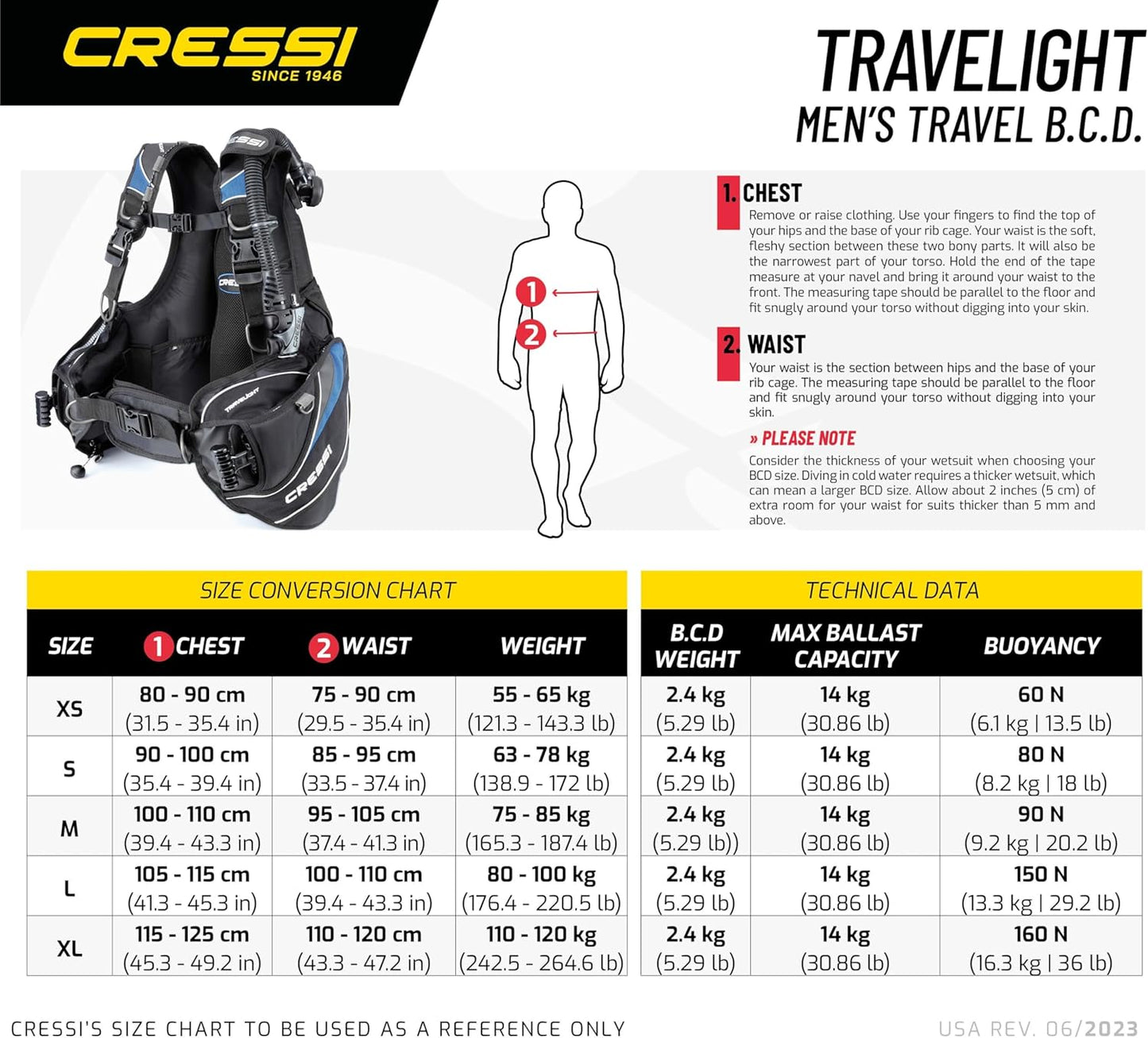 Cressi Travelight