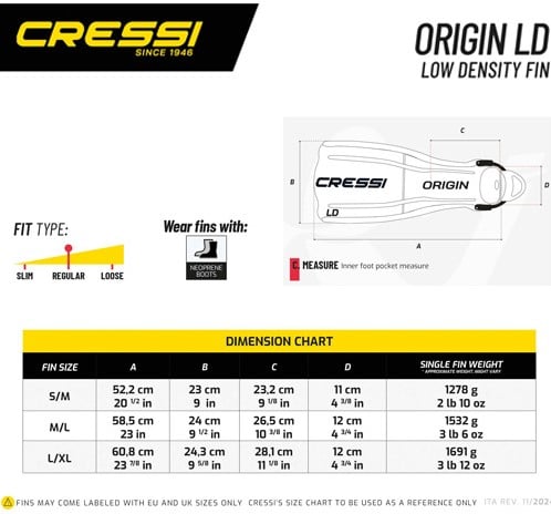 Cressi Origin LD