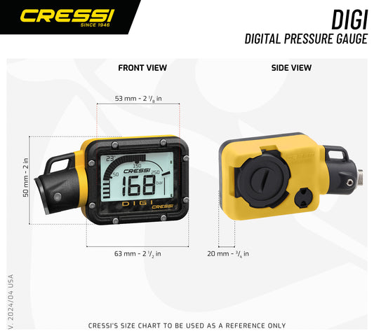 Cressi Digi digital pressure gauge