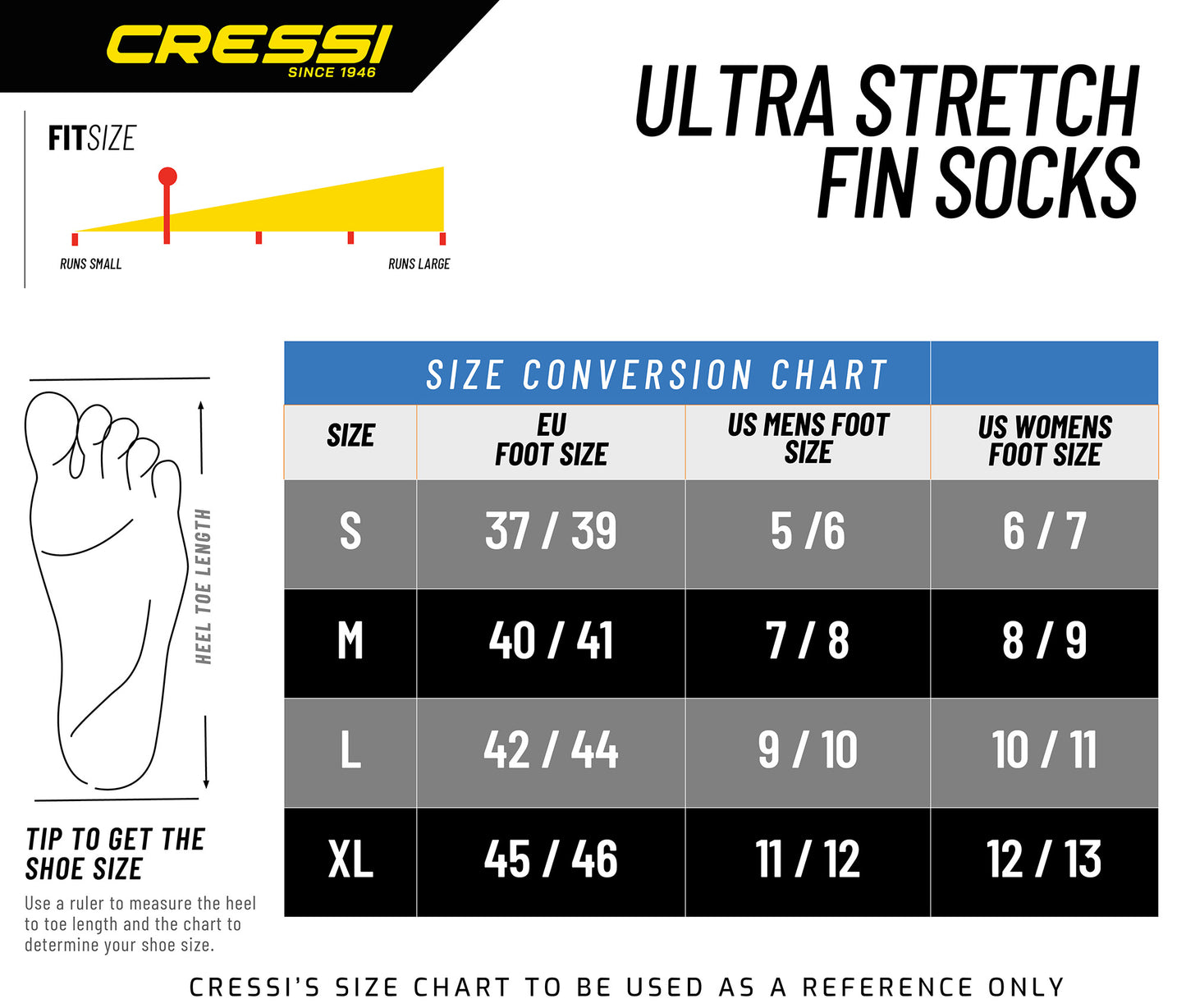 Cressi Ultrastretch socks 1.5mm