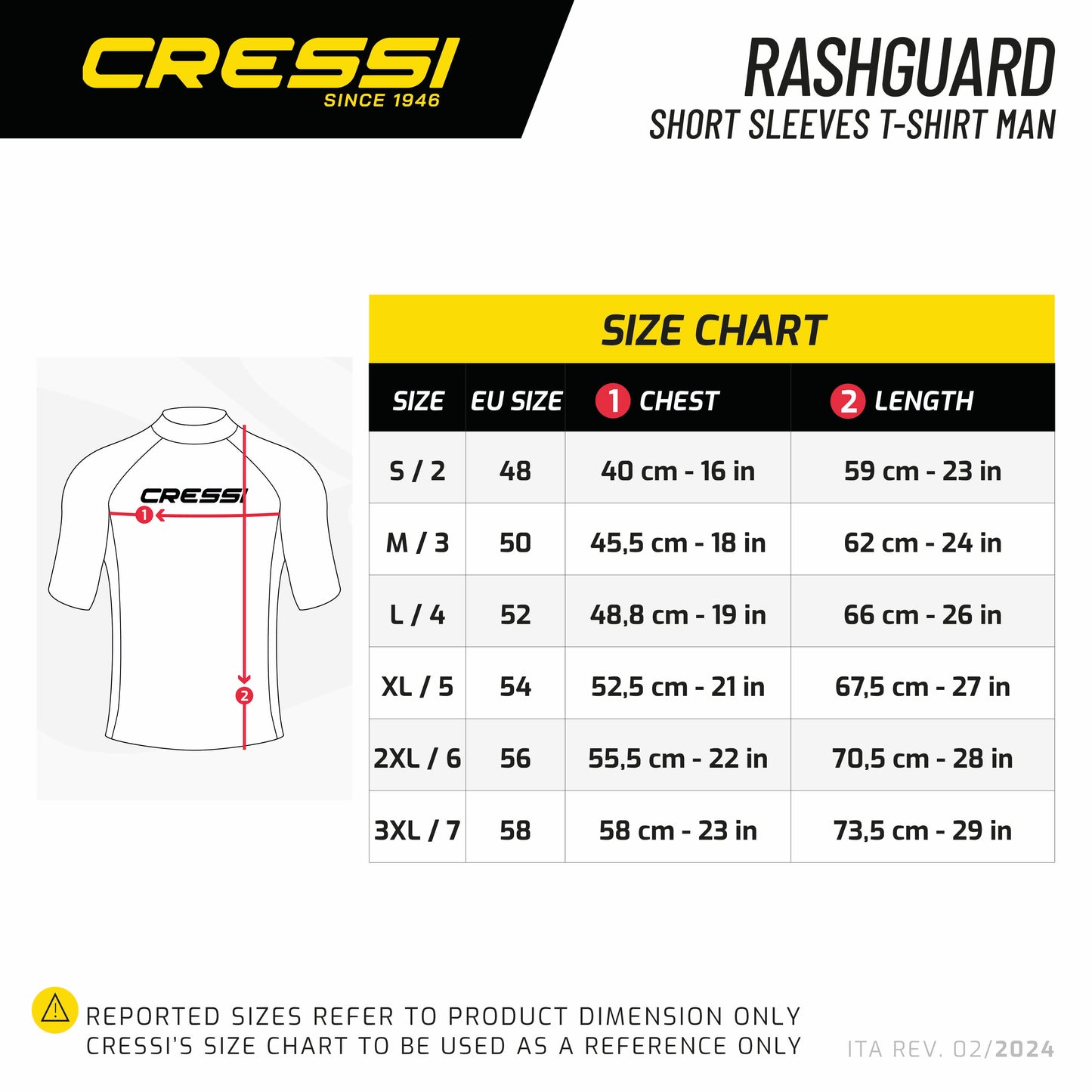 Cressi Rashguard hosszú póló férfi