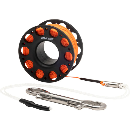 Finger Spool with Bolt Snap Carabiner