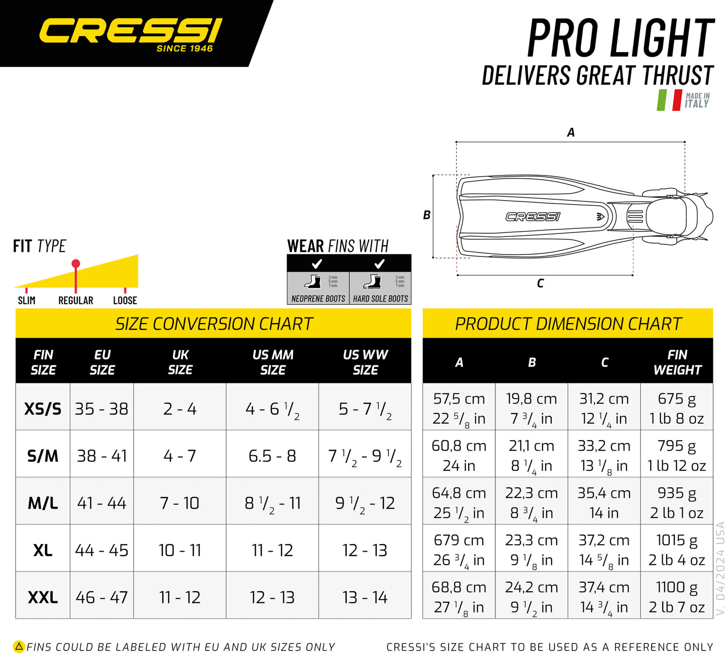 Cressi PRO Light