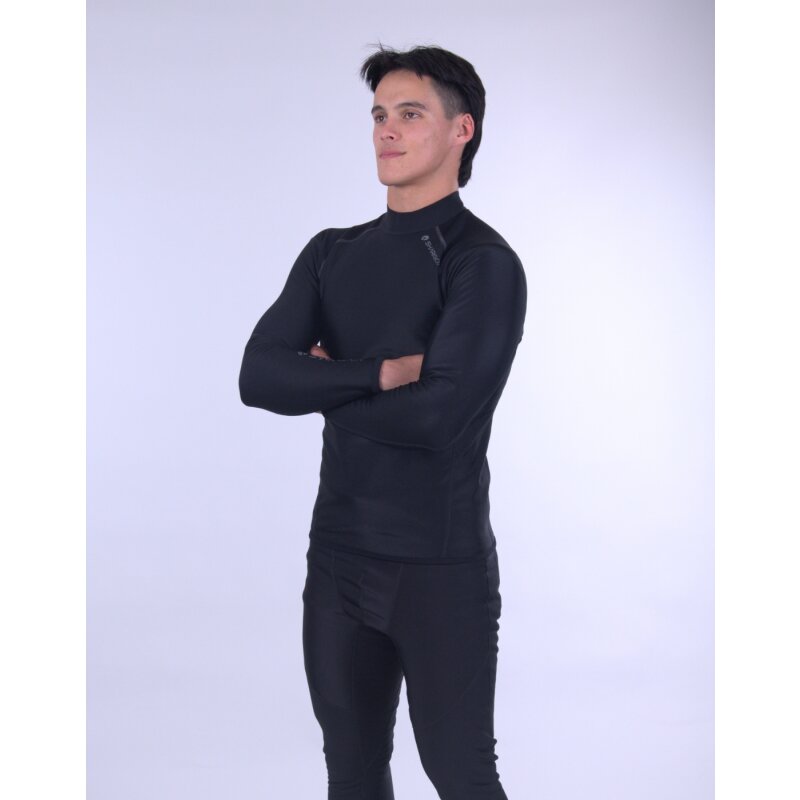 Sharkskin CHILLPROOF Long Sleeve Mens Black/Black