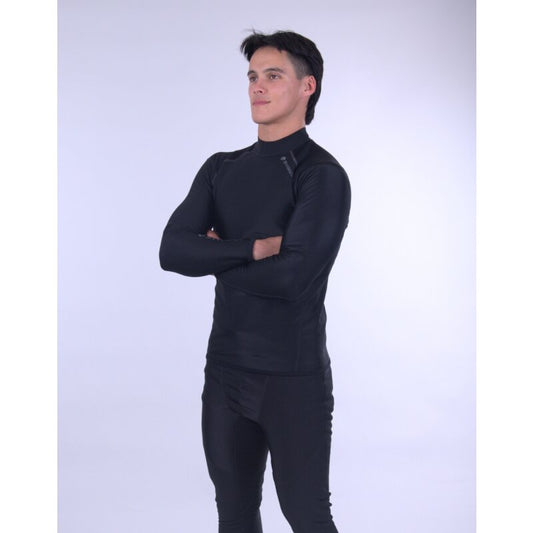 Sharkskin CHILLPROOF Long Sleeve Mens Black/Black