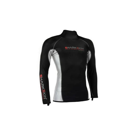 Sharkskin CHILLPROOF Long Sleeve Mens Black/Silver