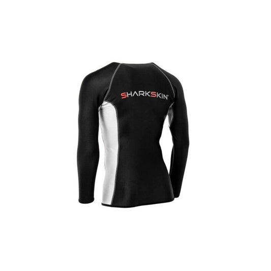 Sharkskin CHILLPROOF Long Sleeve Mens Black/Silver