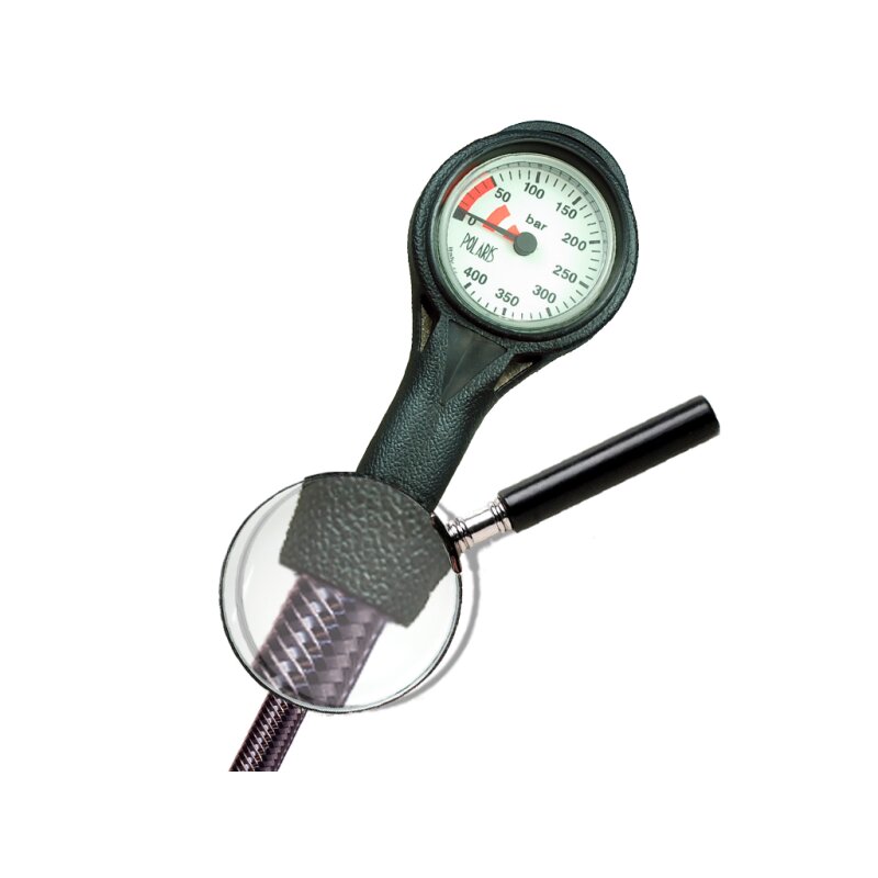 Finimeter Slim Line mit 80 cm Miflex HD Schlauch