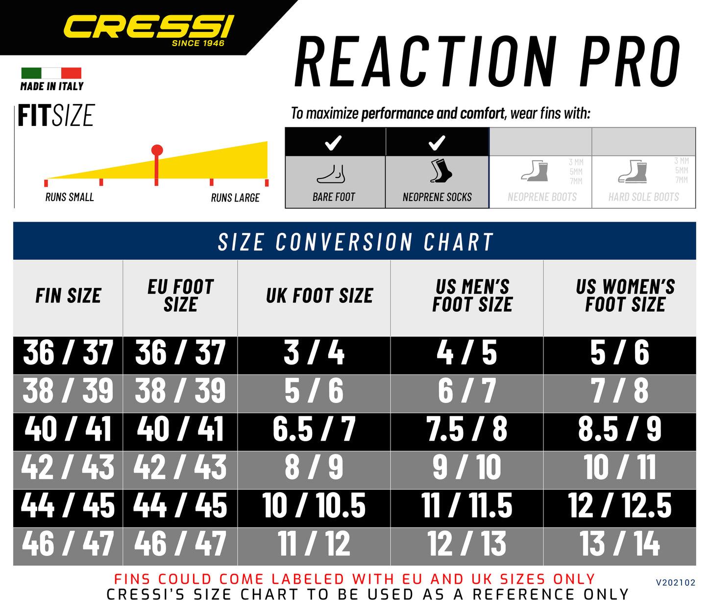 Cressi Reaction PRO