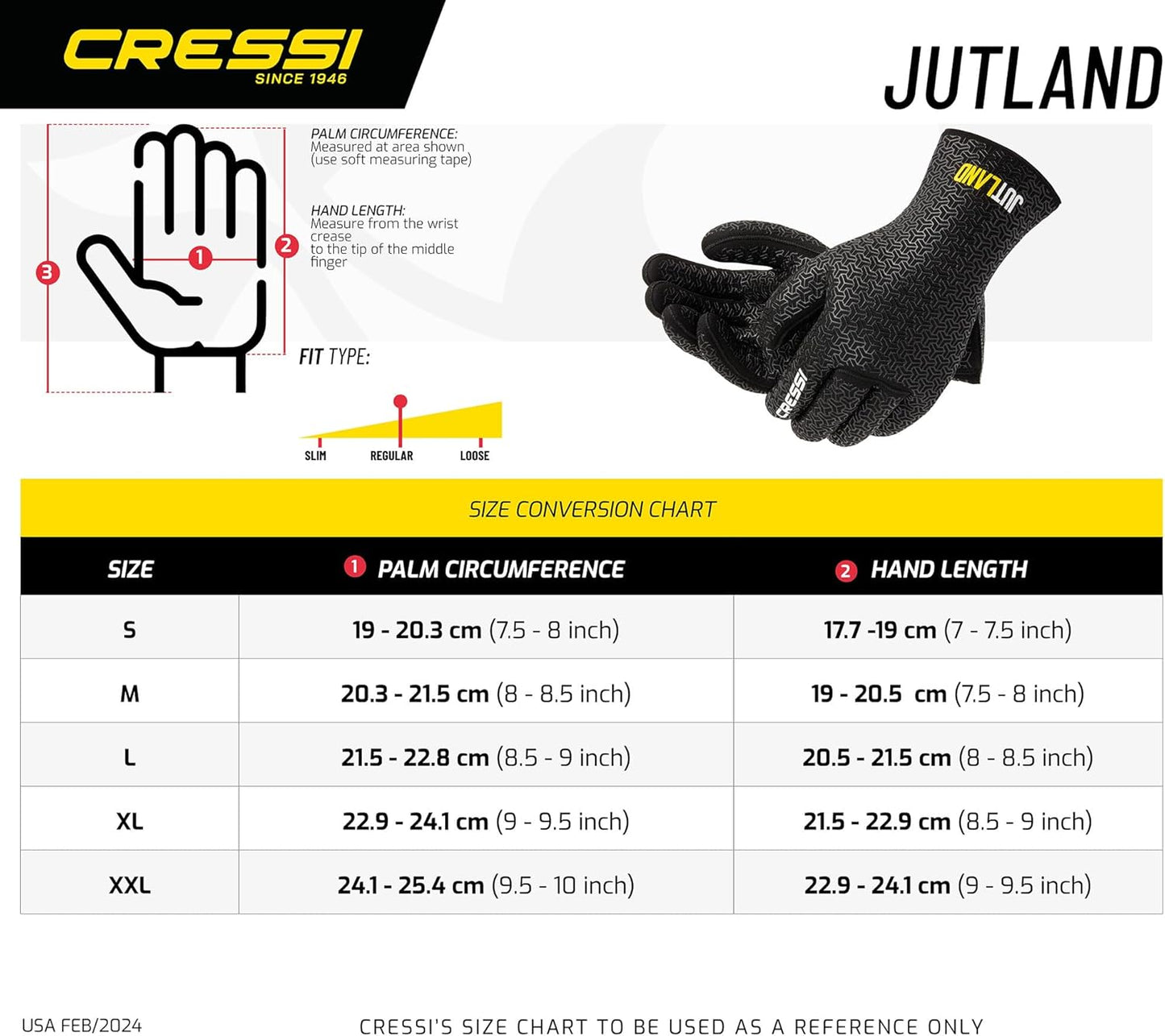 Cressi Jütland Handschuhe 5mm