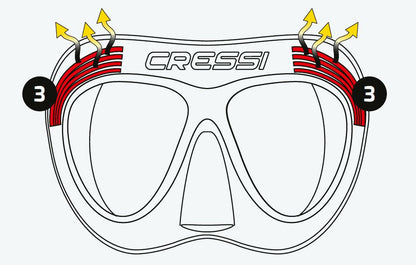 Cressi Prisma Antifog (Dioptrie-ready)