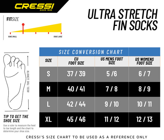 Cressi Ultrastretch zokni 1,5 mm