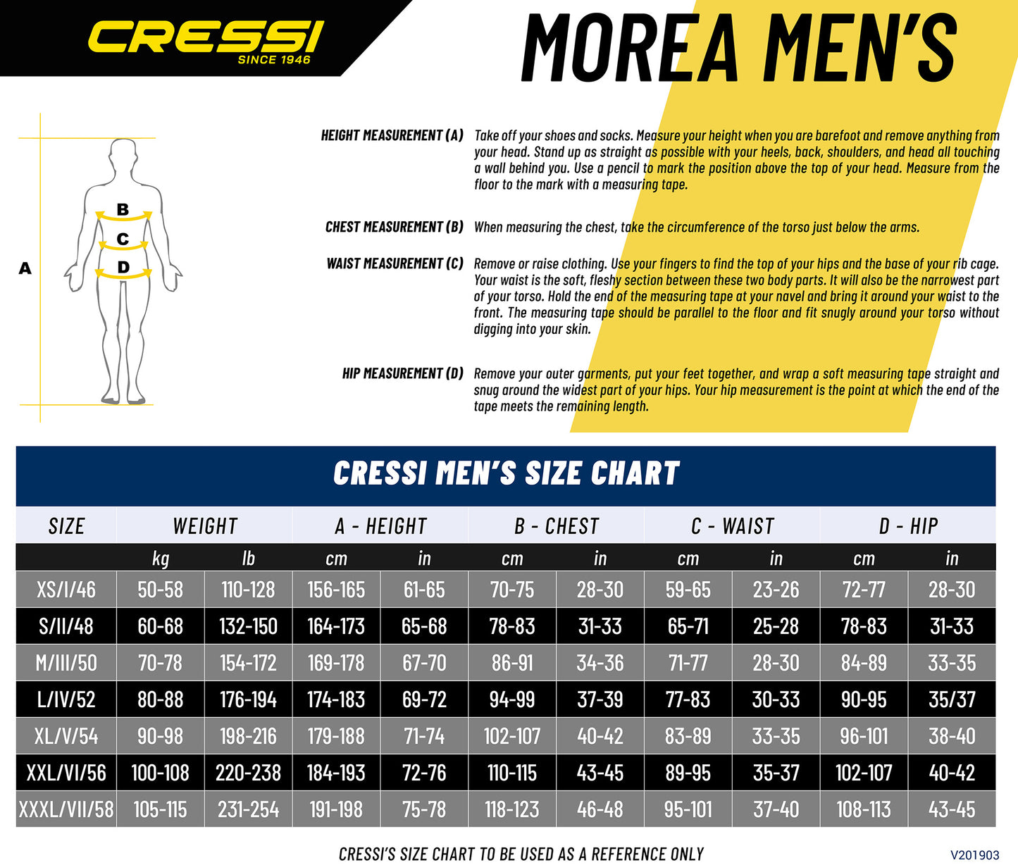 Cressi Morea 3mm Mens