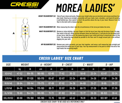 Cressi Morea 3mm Ladies