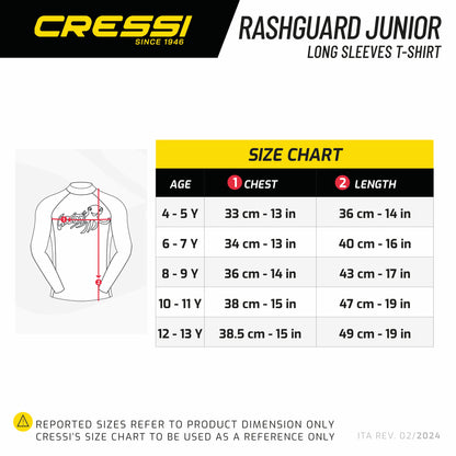 Cressi Rashguard hosszú póló junior