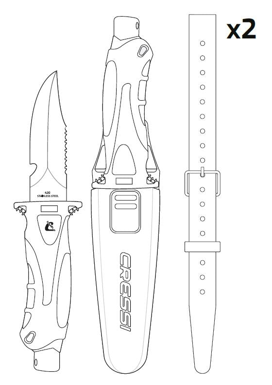 Cressi Argus SB Messer