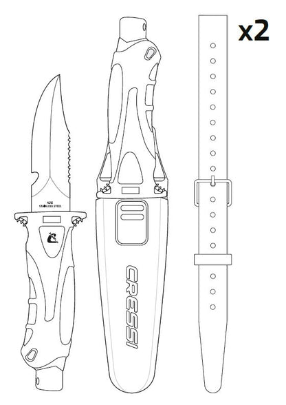 Cressi Argus SB Messer