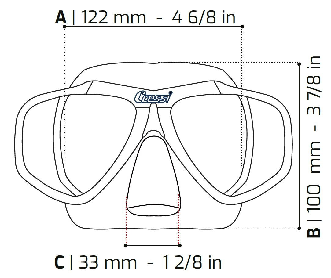 Cressi Prisma Antifog (Dioptrie-ready)